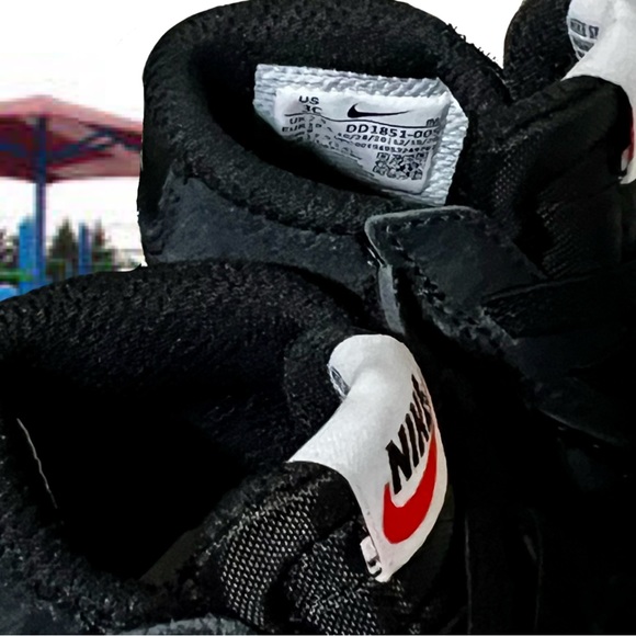 Nike Blazer Mid 77’ Black Suede 3C - Picture 4 of 6